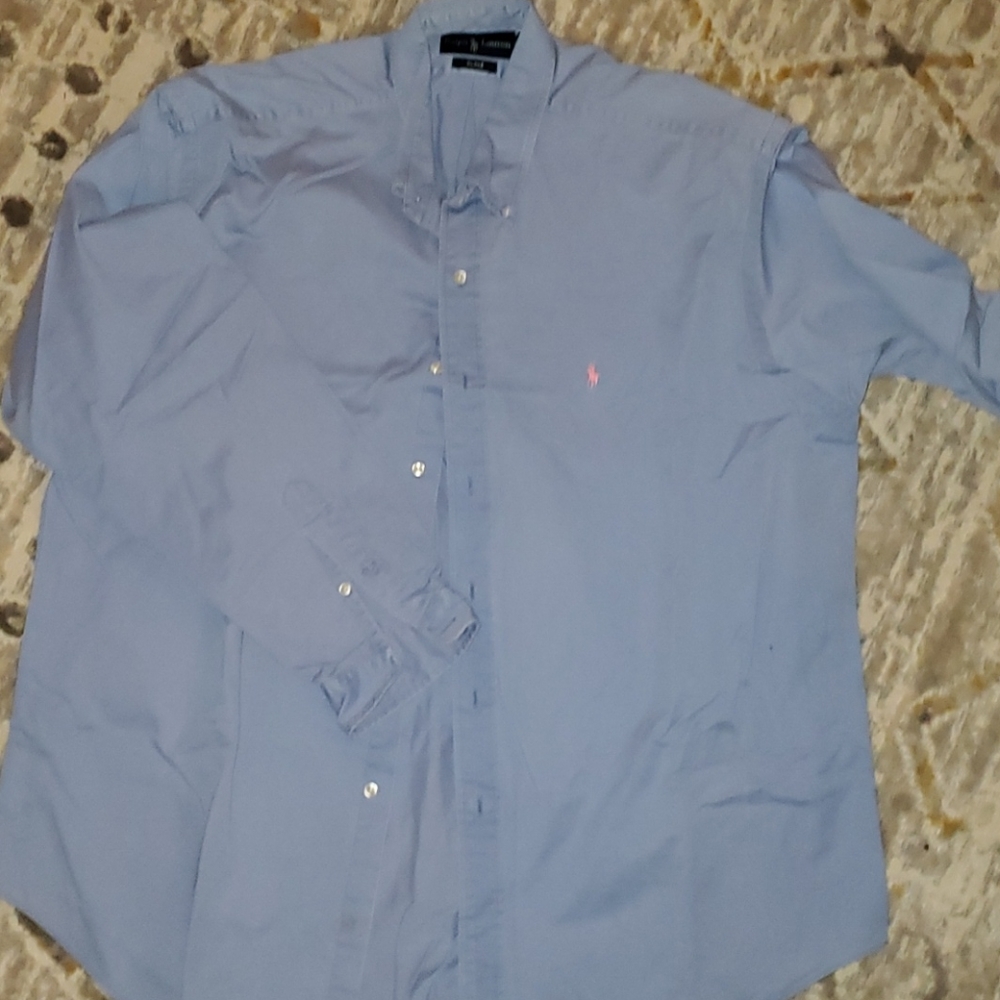 Ralph Lauren Men's Blue button up